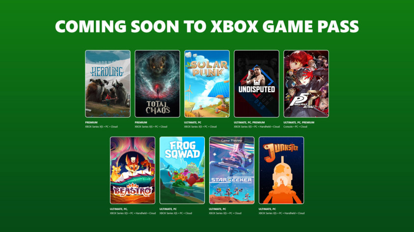 Game Pass in June (part 1) — Persona 5 Royal, Total Chaos, Solarpunk...