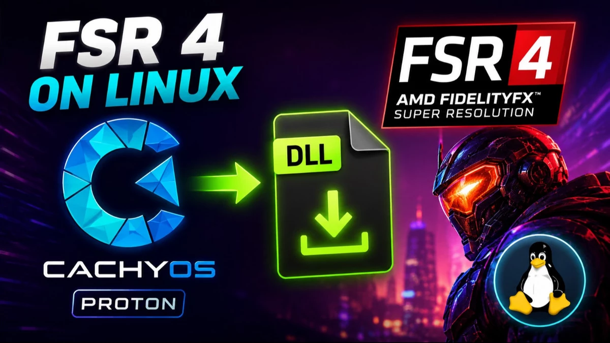 More games with FSR 4 on Linux — Proton-CachyOS now automatically replaces DLSS and pulls all the necessary files