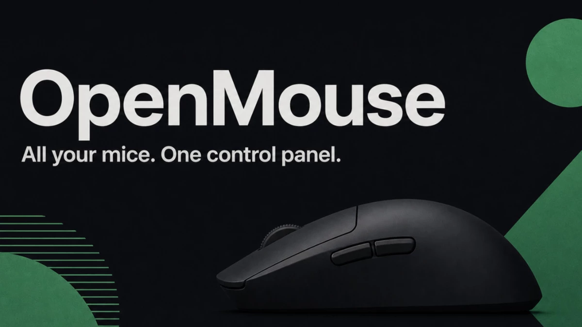 OpenMouse will get rid of all mouse applications — set it up once and use it without leaving traces in RAM